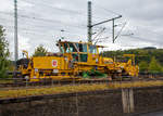   Die Plasser & Theurer Schotterverteil- und Planiermaschine SSP 110 SW; Wiebe 432, Schweres Nebenfahrzeug Nr.