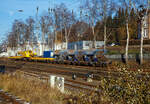 Der 125t Gleisbauschienenkran (Gleis- und Br�ckenbaukran) - KIROW Multi Tasker KRC 910, Kran 3 der MGW Gleis- und Weichenbau-GmbH & Co.KG (Berlin), Schweres Nebenfahrzeug Nr.