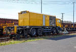   Zweiwegefahrzeug MAN 35.414 mit Scheinenschwei�anlage (Schlatter Abbrennstumpfschweissanlage), Schweres Nebenfahrzeug Nr.