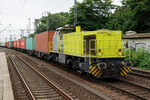 DB/ALPHA TRANS: Rangierfahrt mit der 1138 von ALPHA TRANS im Bahnhof Hamburg Harburg am 9.