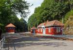 Der Bahnhof Seifersdorf der Wei�eritztalbahn am 26.08.2013.