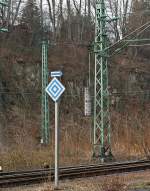 Signal EL 6: Halt f�r Fahrzeuge mit angehobenen Stromabnehmer.