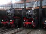 01 202 aus der Schweizund 001 180-9 vom Bayerischen Eisenbahnmuseum stehen beim 7.