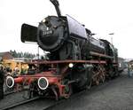 23 076 beim Dampflok Abschiedsfest in Rheine am 10.09.1977.