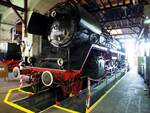 41 1185-2 im Eisenbahnmuseum Halle am 20.07.2013.