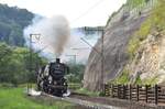 052 740-8 auf der Geislinger Steige am 12.09.2010.