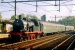 Am 14 Oktober 2001 durchfahrt 78 468 mit ein Sonderzug Gouda.