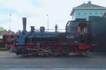 Fr�h am 14 Oktober 2023 geniesst 89 7220 der MBS die Sonnenschein in Haaksbergen.