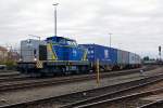 EVB: Eine V 1701 der EVB Logistik brachte gegen Abend des 20.