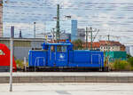 Die an die DB Cargo AG vermietete V 60 – 323 714-7 alias 323 006-6 (98 80 3363 714-7 D-PRESS) der PRESS - Eisenbahnbau- und Betriebsgesellschaft Pressnitztalbahn mbH (Jöhstadt), ex DB V 60