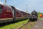 Der letzte erhaltene VT 08.5, leider stand er nicht ganz fotogerecht, am 24.08.2013 im Dampflokwerk Meiningen.