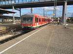628 523 / 628 696 kam im Juli 2017 als Rb aus Biberach in Ulm eingefahren.