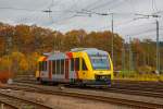   VT 207 ABp (95 80 0640 107-8 D-HEB) ein Alstom Coradia LINT 27 der HLB (Hessische Landesbahn), ex VT 207 der vectus, erreicht nun bald (am 07.11.2015), als RB 95  Sieg-Dill-Bahn  (Au/Sieg - Siegen -