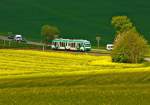 Un so w�re der Zuschnitt von Olli.....Wieder eine ganz andere Wirkung:  Der VT 268 der vectus (ein Alstom Coradia LINT 41) f�hrt am 10.05.2013 �ber den Oberwesterwald (KBS 461), hier kurz vor