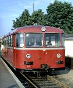 VT 95 bei Schulschluss in Wertheim am 06.06.1979.