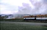 WEG T 30 oder T 31 mit zwei Anh�ngern bei Nellingen am 07.10.1984.