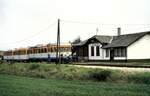 WEG T 30oder T 31 mit zwei H�ngern in Oppingen am 07.10.1984.