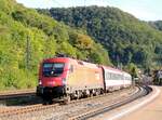 ÖBB 1116 118 mit ÖBB EC in Geislingen Steige am 20.09.2012.