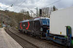 Die an die HELROM GmbH (Frankfurt am Main) vermietete Siemens Vectron MS 5370 071-0   PAUL  / 6193 240 (91 51 5370 071-0 PL-ID) der CARGOUNIT Sp.