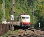 103 184-8 mit IC auf der Geislinger Steige am 12.09.2010.