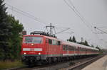 111 062-6 war am 11.07.2017 auf der Riedbahn unterwegs.