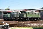 194 192-1 und E 18 08 und E 44 1170 im Bahnpark Augsburg am 26.06.2022.