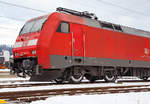   Ein Detailbild auf einer BR 152 (Siemens ES 64 F) hier von der 152 041-0 (91 80 6152 041-0 D-DB) der DB Cargo Deutschland AG welche am 28.01.2017 in Kreuztal abgestellt war.