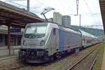 Testfahrt für 187 006 mit ein DB IC-2 Garnitur durch Brugg AG am 26 Mai 2019.