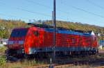 189 059-9 der DB Schenker Rail abgestellt am 28.10.2012 in Kreuztal.
