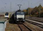 CAPTRAIN: Die MRCEdispolok E 189-290 im Dienste von CAPTRAIN bei der Bahnhofsdurchfahrt Weil am Rhein vom 30.