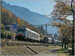 Die 189 990-5 (UIC 91 80 6189 990-5 D-Dispo Class 189-VE)  Göttingen  unterwegs für SBB Cargo International von Sierre nach Göttingen kurz nach Villeneuve.