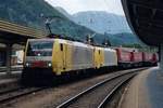 Dispolok 189 907 durchfahrt am 26 Mai 2007 Kufstein in die Richtung München Ost Rbf.
