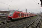 DB 422 058 verl�sst am grauen Morgen von 30 Januar 2018 D�sseldorf Hbf.