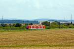   Ein ET 426.0 fährt am 22.08.2014 auf der Main-Weser-Bahn (KBS 630)  zwischen Ober- und Nieder-Mörlen in Richtung Hanau, nächster Halt ist Bad Nauheim.
