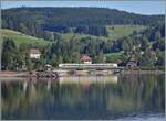 In der schönen Schwarzwaldlandschaft bei Schluchsee ist ein DB 1440 (Alstom Coradia Continental) unterwegs. 

28. Sept. 2023  