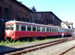 Doppeltriebwagen ET 57 der ehemaligen K�ln-Bonner Eisenbahnen (KBE) am 14.08.2010 im Rheinischen Industriebahn- Museum (RIM) in K�ln.