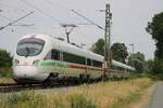 ICE 411 082 'MAINZ' passiert am 16 Juli 2026 der Fotostelle zwischen D�lmen und Buldern.