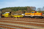   Die LOCON 216 (92 80 1214 007-7 D-LOCON) der LOCON Logistik & Consulting AG, ex DB 262 007-8 (NVR: 92 80 1214 007-7 D-ALS), ex DB 212 169-7, ex DB V 100 2169, ist am 25.03.2017 mit dem
