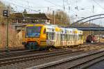   Der von der HLB (Hessische Landesbahn) angemietete VT 650.58  Geopark Eiszeitland am Oderrand  (95 80 0650 058-0 D-ODEG) ein Stadler RegioShuttle RS 1 (BR 650) der Ostdeutsche Eisenbahn GmbH