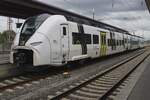 Am grauen 21 September 2025 steht SBH 3464 004 w�hrend ein Probebetrieb in Celle.