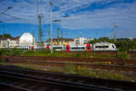 Bei Düsseldorf begegnet unserem IC am 24 Juni 2025 der VT 111 (95 80 0609 111-9 D-REGIO, ein Integral S5D95, der Regiobahn / Regionale Bahngesellschaft
