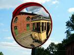 Straßenbahn / Stadtverkehr; Wehmingen ex Berlin und Karlsruhe;     T 24-49 Nr.5964 von Hawa Baujahr 1924 im Verkehrsspiegel in Wehmingen am 15.06.2014.