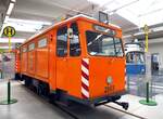Straßenbahn / Stadtverkehr; München;   Schleifwagen SSR 2-59 Nr 2903 von Schörfling Baujahr 1958 im MVG Museum München am 09.11.2014.