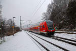 Heute hat es etwas geschneit und es schneit noch....