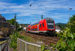 Die 146 003-9 (91 80 6146 003-9 D-DB) der DB Regio NRW hat am 28 Mai 2026 mit dem RE 9 rsx - Rhein-Sieg-Express (Aachen – K�ln – Siegen) den Bahnhof Kirchen/Sieg verlassen und f�hrt weiter in Richtung Siegen.