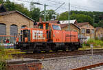 Die BBL Logistik 15 alias 214 026-7 (92 80 1214 026-7 D-BBL) fährt am 07.08.2021 als Tfzf (Triebfahrzeugfahrt) durch Betzdorf (Sieg) in Richtung Siegen.