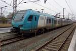 ET4-001 der Eurobahn ended ausserplanmässig deren Fahrt nach Hengelo schon in Bad Bentheim am 9 April 2018.