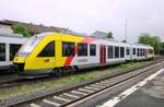 HLB VT 272 steht am verregneten 1 Juni 2013 in Fulda.