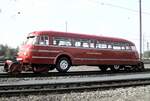 Schi-Stra-Bus bei der Jubil�umsparade 150 Jahre Deutsche Eisenbahn in N�rnberg-Langwasser am 14.09.1985.