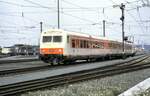 Jubiläumsparade 150 Jahre Deutsche Eisenbahn mit 111 150-9 und zu sehen Steuerwagen Bxf und ABx und Bx (Düsseldorfer x-Wagen) bei Programm-Nummer 5.11 S-Bahn Wendezug in Nürnberg am